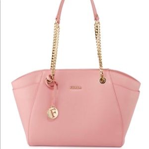 Furla pink Julia magnolia tote bag